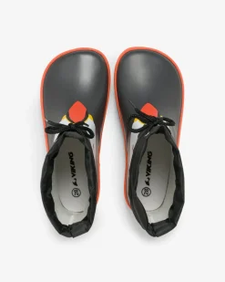 Discount Viking Alv Barefoot Paw Print Rubber Boot Black