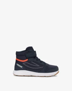 Discount Viking Hovet Mid WP 1V Navy/Orange