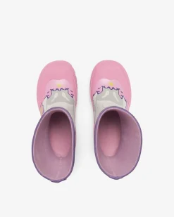 New Viking Jolly Print Rubber Boots Purple/Multi