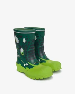 Outlet Viking Jolly Print Rubber Boots Bottlegreen/Multi