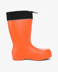 Hot Viking Norse Tall Boot Orange/Black