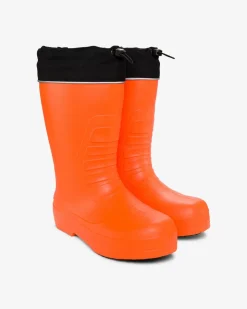 Hot Viking Norse Tall Boot Orange/Black