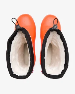 Hot Viking Norse Tall Boot Orange/Black