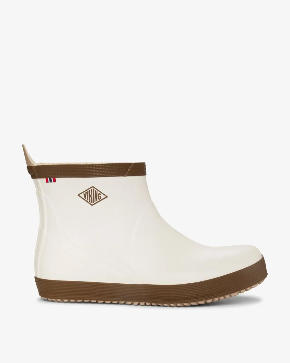 Discount Viking Seilas Heritage Low Rubber Boot Cream/Brown