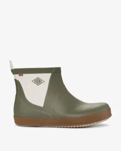New Viking Seilas Heritage Low Rubber Boot Olive/Brown