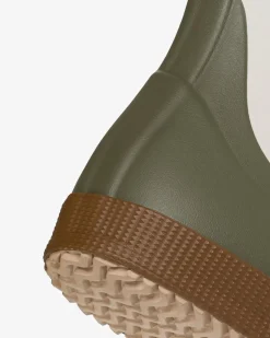 New Viking Seilas Heritage Low Rubber Boot Olive/Brown