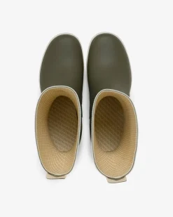 Hot Viking Seilas Heritage Rubber Boot Olive/Eggshell