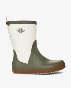 Viking Seilas Heritage Rubber Boot Olive/Brown