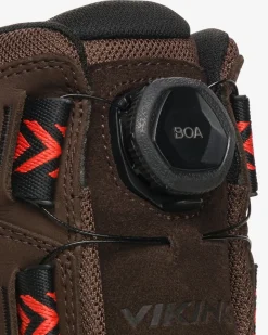 Hot Viking Villrein High GTX BOA Hunting Boot Dark Brown/Red